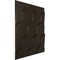 Ekena Millwork 19 5/8in. W x 19 5/8in. H Honeycomb EnduraWall Decorative 3D Wall Panel Covers 2.67 Sq. Ft. WP20X20HBCDB - alternate 3